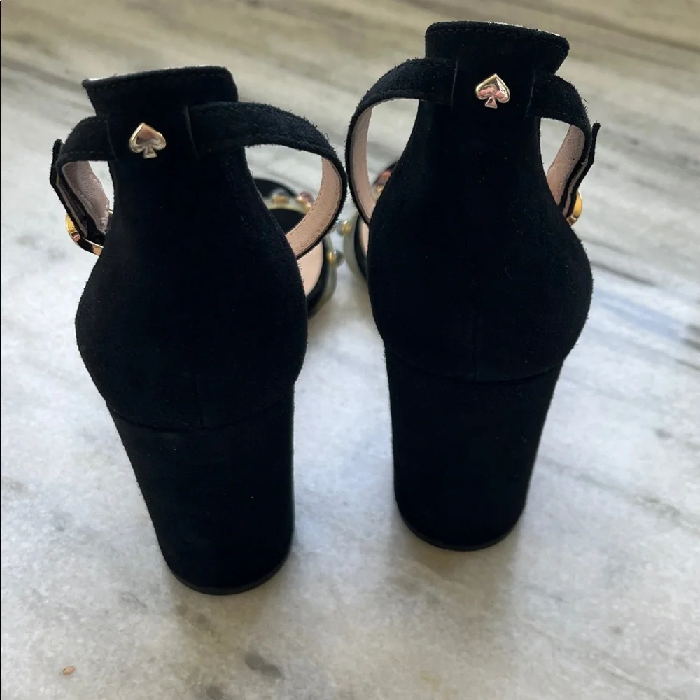 Kate Spade Black Heels with Studded Strap - Picture 6 of 11